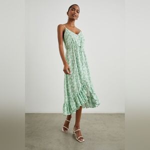 Rails Frida dressGreen Texture Floral Medium $238